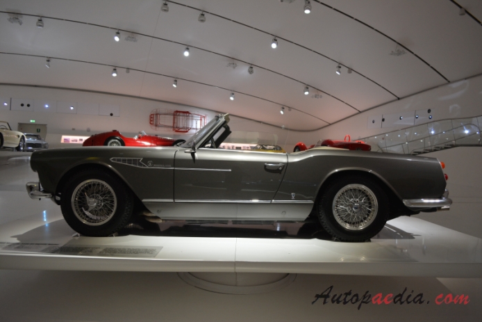 Maserati 3500 GT 1957-1964 (1959 Vignale Spyder prototyp 2d), lewy bok