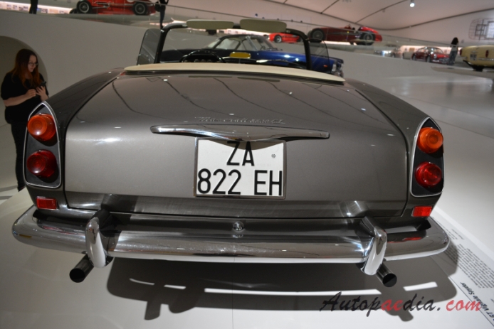 Maserati 3500 GT 1957-1964 (1959 Vignale Spyder prototyp 2d), tył