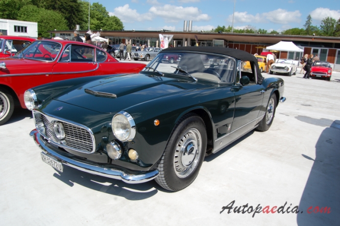 Maserati 3500 GT 1957-1964 (1960-1964 Vignale Spyder 2d), lewy przód