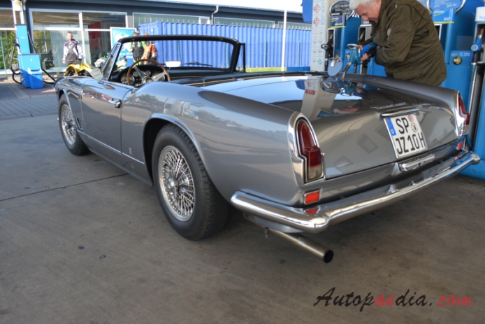 Maserati 3500 GT 1957-1964 (1960-1964 Vignale Spyder 2d),  left rear view