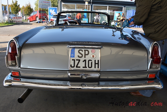 Maserati 3500 GT 1957-1964 (1960-1964 Vignale Spyder 2d), tył