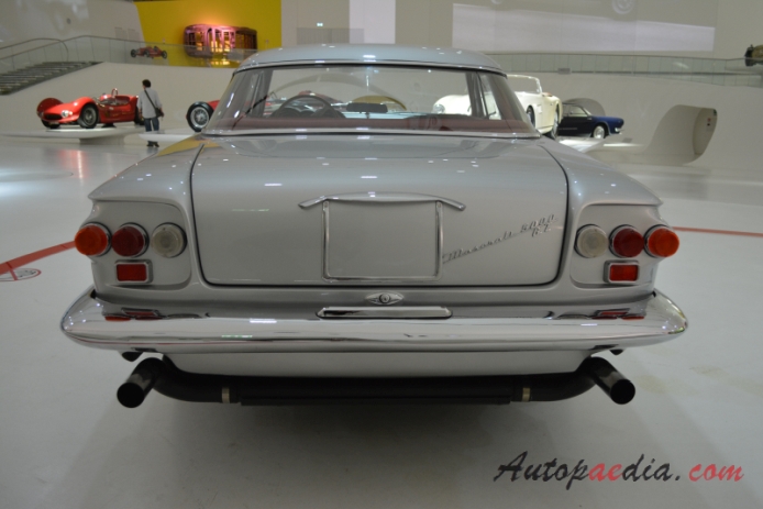 Maserati 5000 GT 1959-1965 (1961 Indianapolis Allemano Coupé 2d), rear view