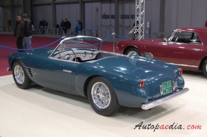 Maserati A6 1947-1956 (1955 A6G/54 Spyder Zagato 2d),  left rear view