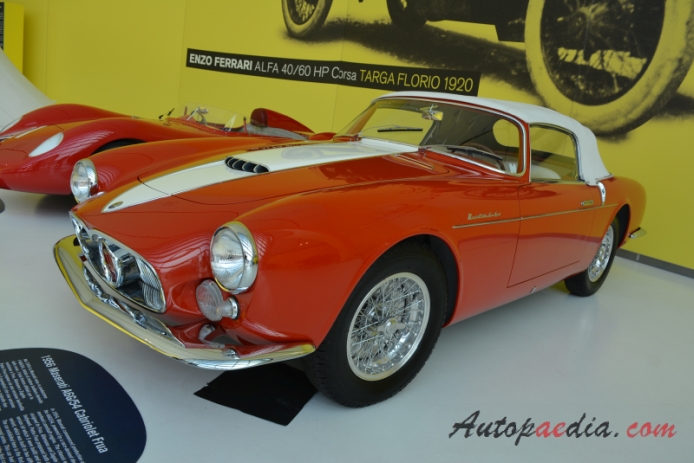 Maserati A6 1947-1956 (1956 A6G/54 2000 c.c. Gran Sport Frua Spyder 2d), lewy przód