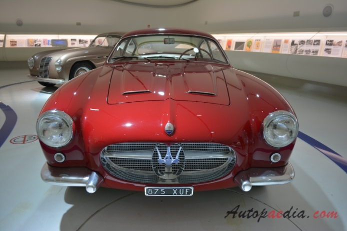 Maserati A6 1947-1956 (1956 A6G/54 Zagato Berlinetta 2d), front view