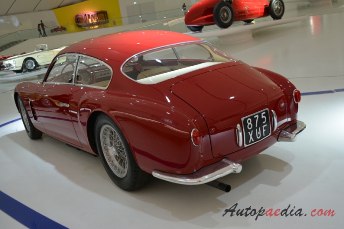 Maserati A6 1947-1956 (1956 A6G/54 Zagato Berlinetta 2d),  left rear view