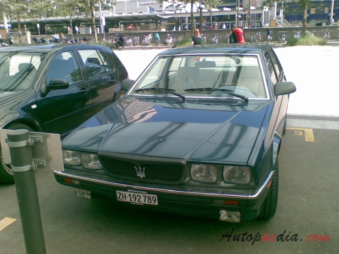 Maserati Biturbo 1981-1994 (1987-1990 430 sedan 4d), front view