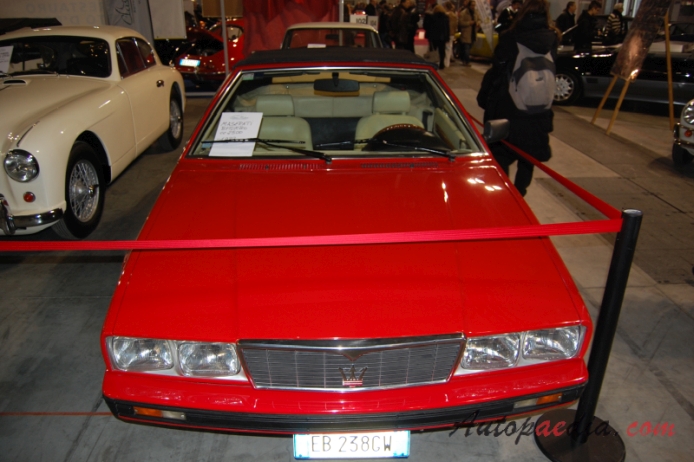 Maserati Biturbo 1981-1994 (1987 2.5L Spyder 2d), przód