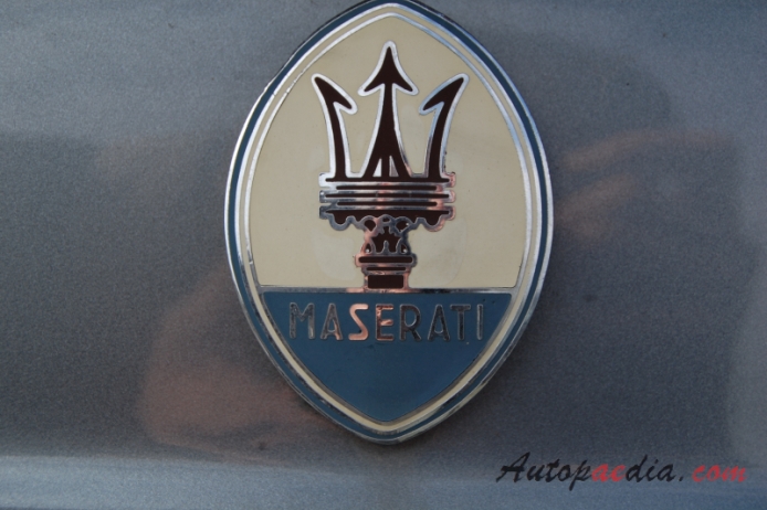 Maserati Biturbo 1981-1994 (1991-1994 Coupé 2d), rear emblem  