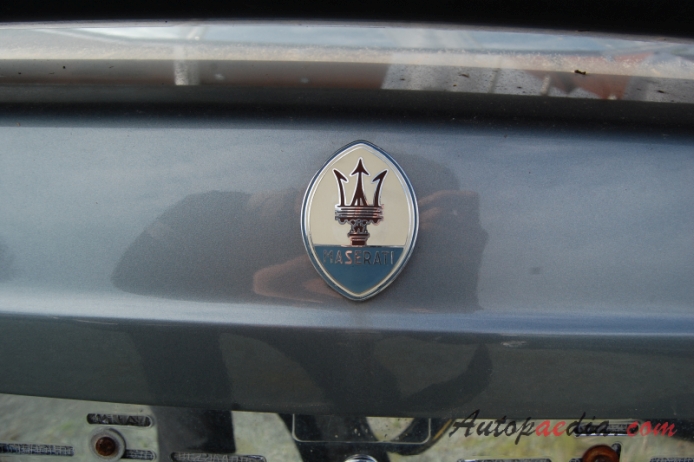 Maserati Biturbo 1981-1994 (1991-1994 Coupé 2d), rear emblem  