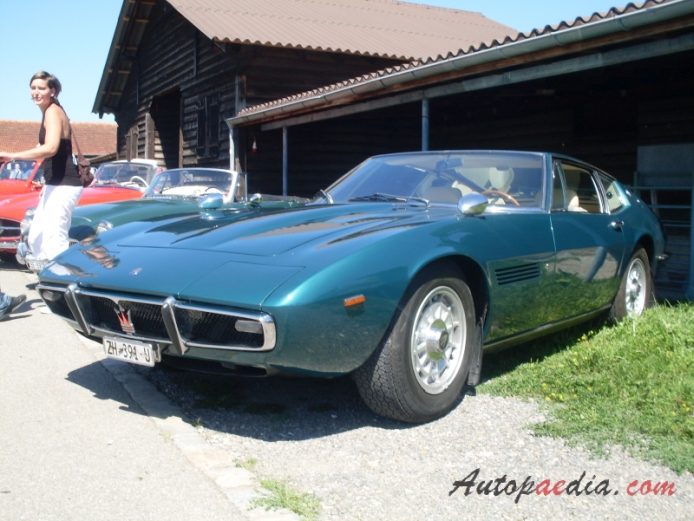 Maserati Ghibli I 1966-1973 (Coupé), lewy przód