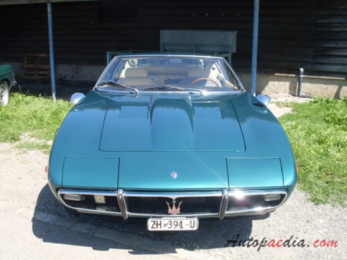 Maserati Ghibli I 1966-1973 (Coupé), front view