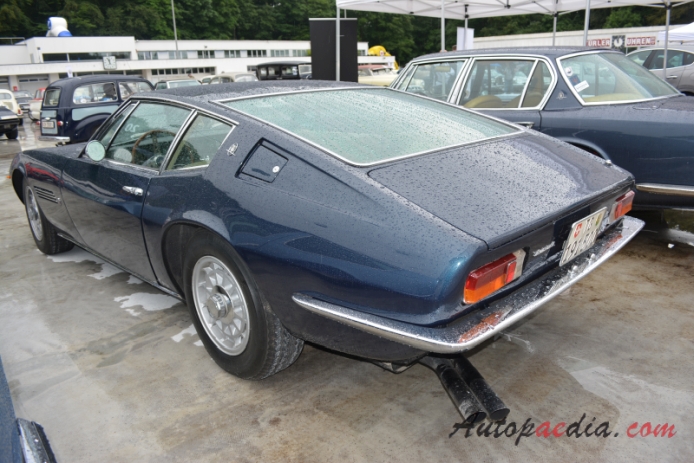 Maserati Ghibli I 1966-1973 (Coupé),  left rear view