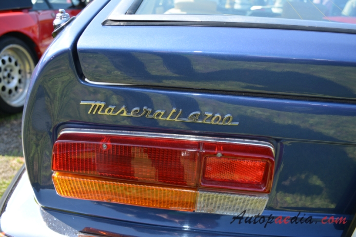 Maserati Indy 1969-1975 (1971 4700 V8 Coupé 2d), emblemat tył 