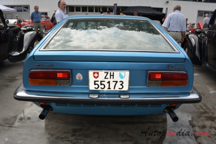 Maserati Indy 1969-1975 (Coupé 2d), tył