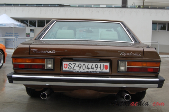 Maserati Kyalami 1977-1983 (1978 4.2L Coupé 2d), tył