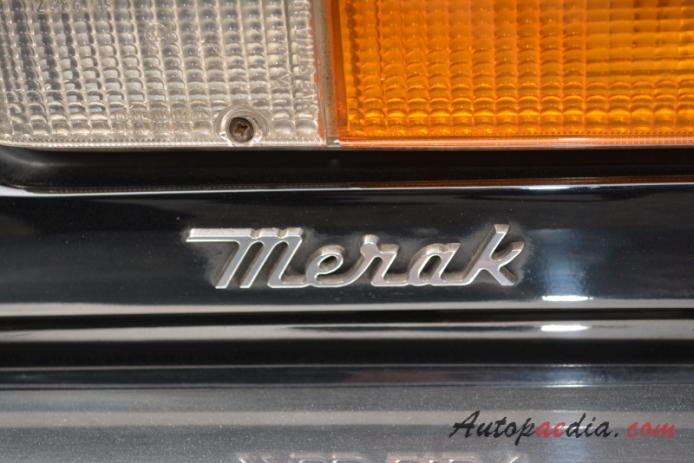 Maserati Merak 1972-1983 (1973 3.0L), rear emblem  