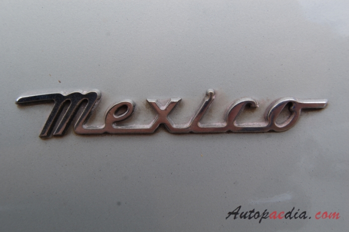 Maserati Mexico 1966-1973 (1968 4.7L Coupé 2d), emblemat tył 