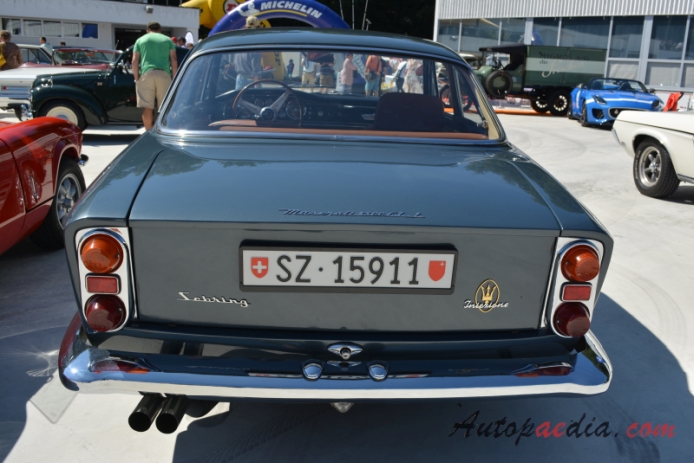 Maserati Sebring 1962-1969 (1962-1965 Series I Coupé 2d), rear view