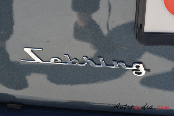 Maserati Sebring 1962-1969 (1962-1965 Series I Coupé 2d), rear emblem  