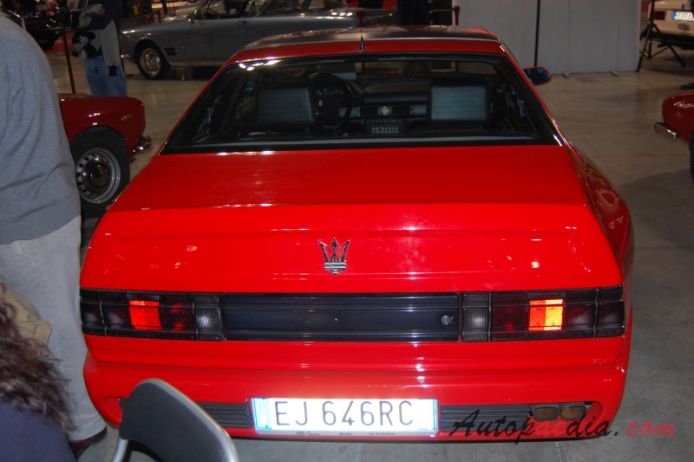 Maserati Shamal 1990-1996 (1991 Coupé 2d), tył