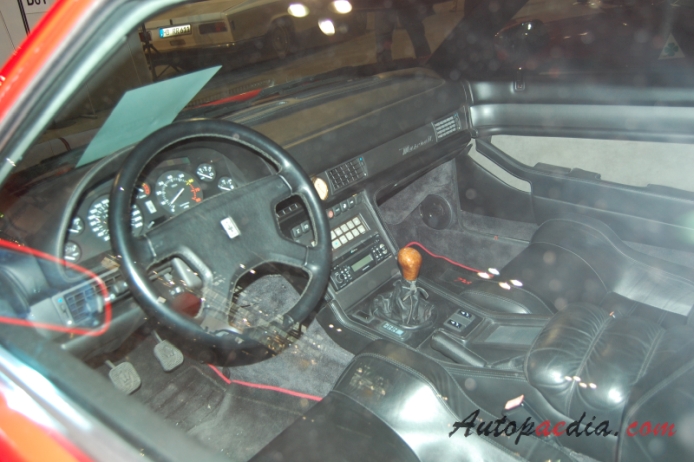Maserati Shamal 1990-1996 (1991 Coupé 2d), interior