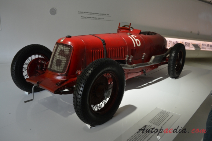 Maserati Tipo 26 1926-1932 (1929 26B monoposto), left front view