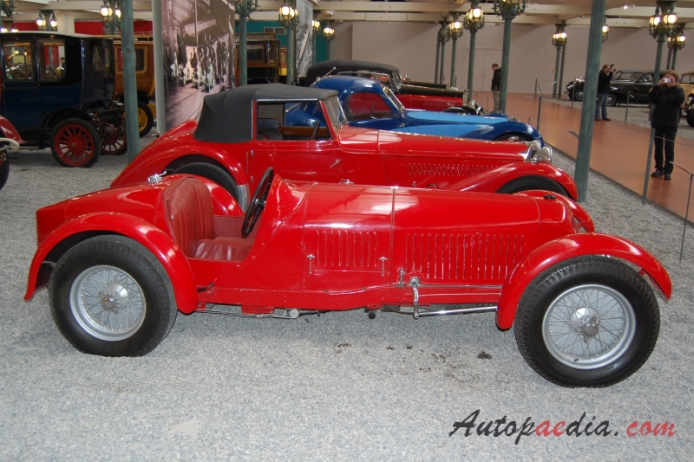 Maserati Tipo 26 1926-1932 (1930 2000 Biplace Sport), prawy bok