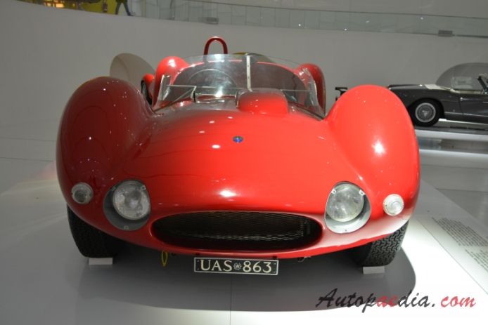 Maserati Tipo 60 Birdcage 1959-1960 (1960 auto wyścigowe), przód