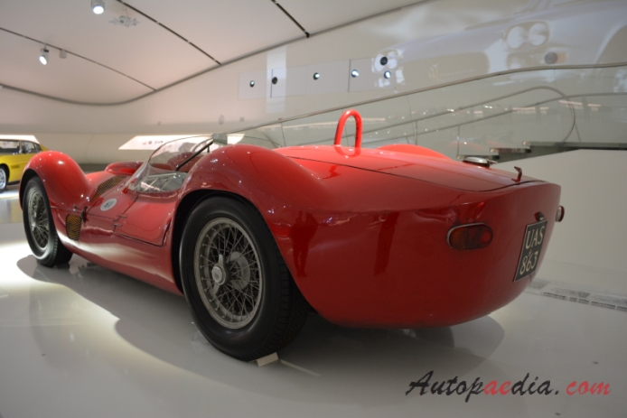 Maserati Tipo 60 Birdcage 1959-1960 (1960 auto wyścigowe), lewy tył