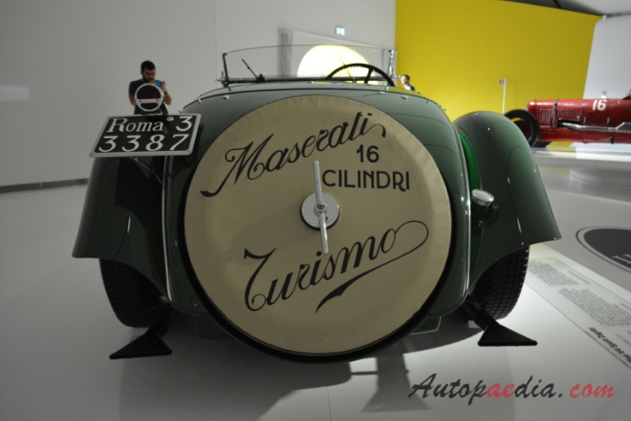 Maserati Tipo V4 1929-1932 (1932 Sport Zagato), tył