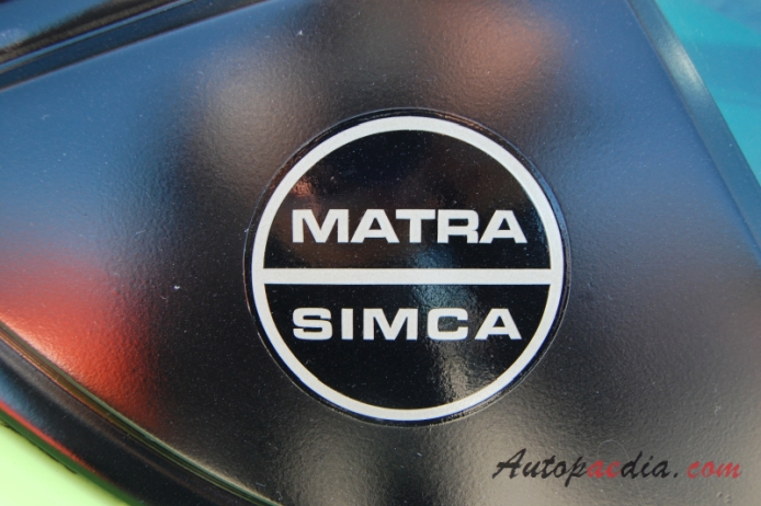 Matra Bagheera 1973-1980 (1973-1975 type I), side emblem 