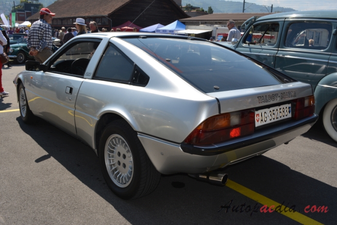 Matra Murena 1980-1983 (2.2L),  left rear view