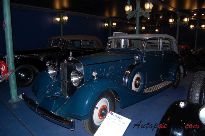 Maybach DS8 Zeppelin 1930-1940 (1934 cabriolet 4d), left front view