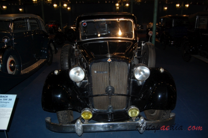 Maybach SW 38 1936-1939 (1937 limousine 4d), front view
