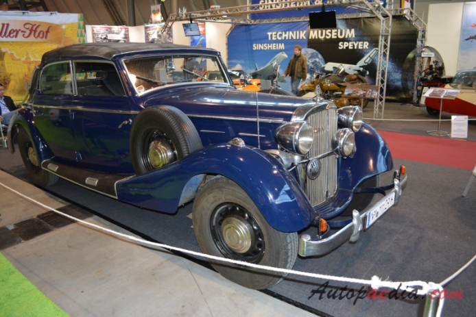 Maybach SW 38 1936-1939 (1938 Gläser SWB cabriolet 2d), prawy przód