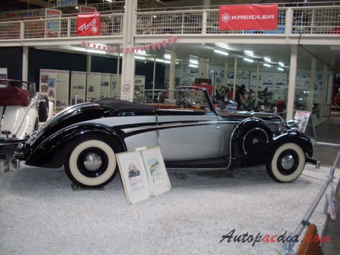Maybach SW 38 1936-1939 (1938 cabriolet 2d), prawy bok
