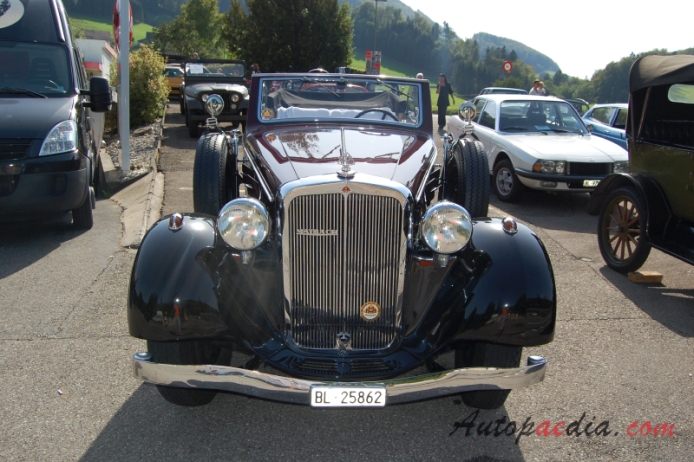 Maybach unknown model 1937 (phaeton 4d), front view