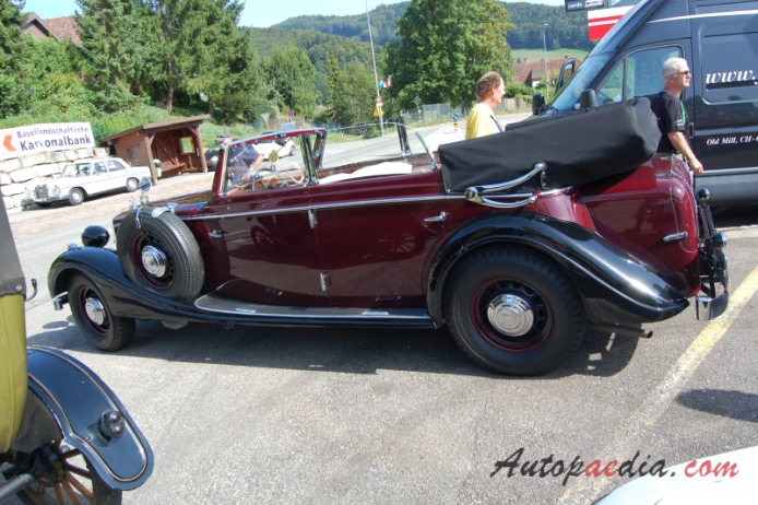 Maybach unknown model 1937 (phaeton 4d), left side view