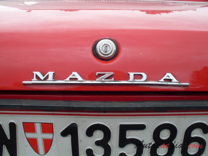 Mazda Luce Mark I 1966-1973 (1973 Mazda 1500 sedan 4d), rear emblem  