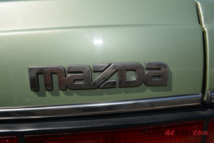 Mazda 626 2nd generation CB 1979-1982 (1980-1982 GL sedan 4d), rear emblem  