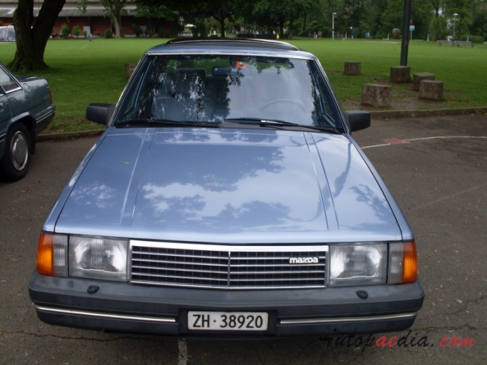 Mazda 929 3rd generation 1981-1986 (sedan 4d), front view