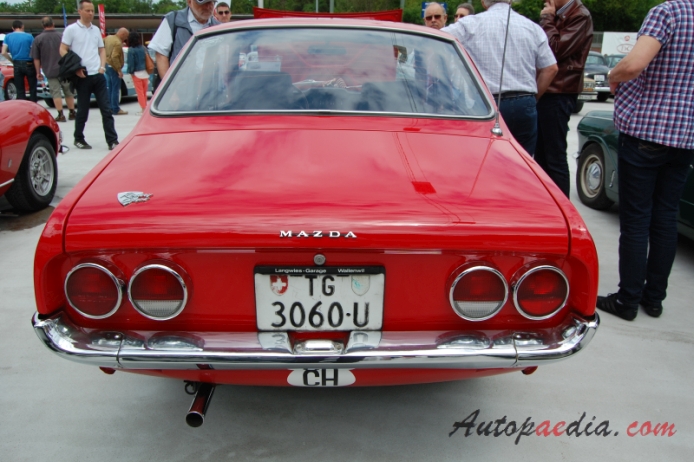 Mazda R100 1968-1973 (1970 Coupé Sport 2d), tył