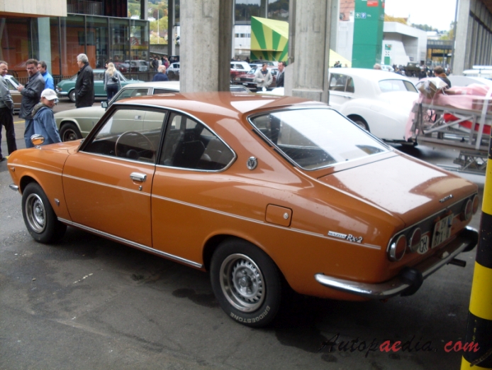 Mazda RX-2 1970-1978 (1971 Coupé 2d),  left rear view