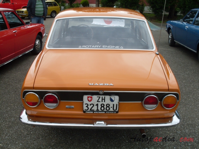 Mazda RX-2 1970-1978 (sedan 4d), rear view