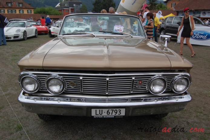 Mercury Comet 1. generacja 1960-1963 (1963 cabriolet 2d), przód