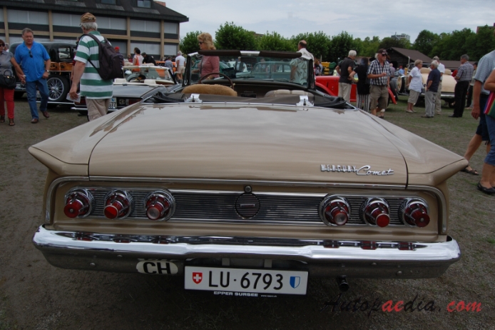 Mercury Comet 1. generacja 1960-1963 (1963 cabriolet 2d), tył