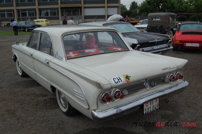 Mercury Comet 1st generation 1960-1963 (1963 sedan 4d),  left rear view