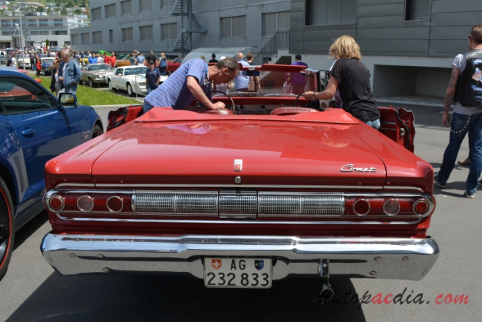 Mercury Comet 2nd generation 1964-1965 (1964 cabriolet 4d), rear view