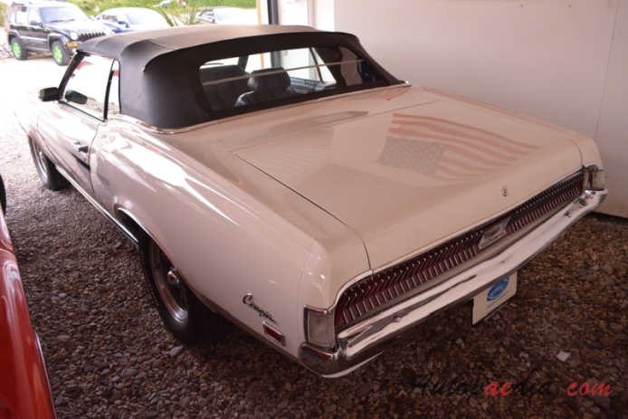 Mercury Cougar 1st generation 1967-1970 (1969 351 cabriolet 2d),  left rear view